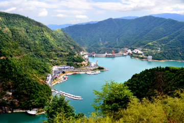 东江湖，中国湖南郴州的人工湖国家5A级旅游景区