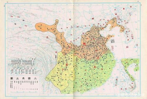 探索古代三国地图：诸侯分布与战争艺术的视觉盛宴