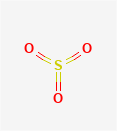 三氧化硫，硫元素的正六价氧化物