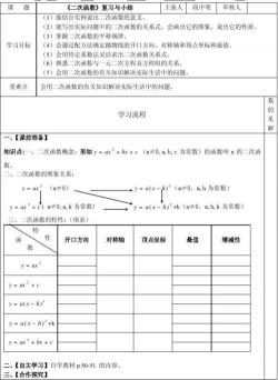 初三数学知识点总结：对称性、函数、一元二次方程及数据统计