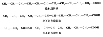 脂肪酸，一类羧酸化合物