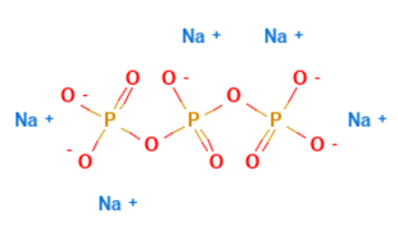 三聚磷酸钠，一种无机化合物，水溶性线状聚磷酸盐