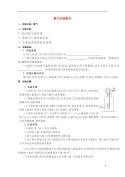 氯气的化学性质教案