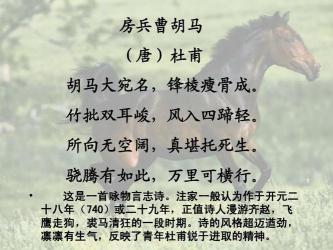 关于马的诗句：马在诗词中的美与力量