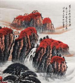 万山红遍：李可染的山水画巅峰之作