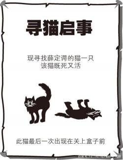 薛定谔的猫：科学实验与文艺创作的寓意探索