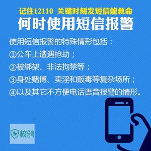 12110：公安短信报警号码的普及与应用