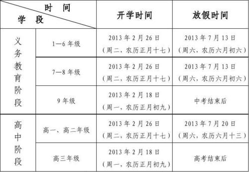 全国秋季开学时间已确定：各地安排出炉，山东、河北等地开学时间公布